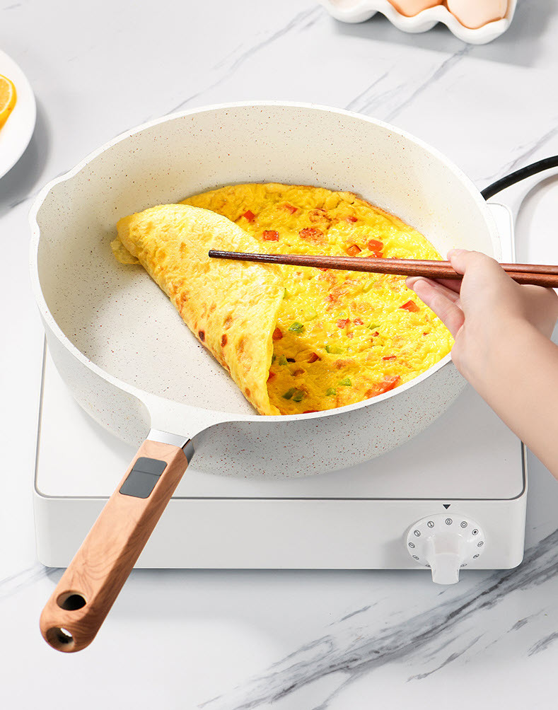 Chảo vân đá Maifan chống dính bếp từ OEM XB55