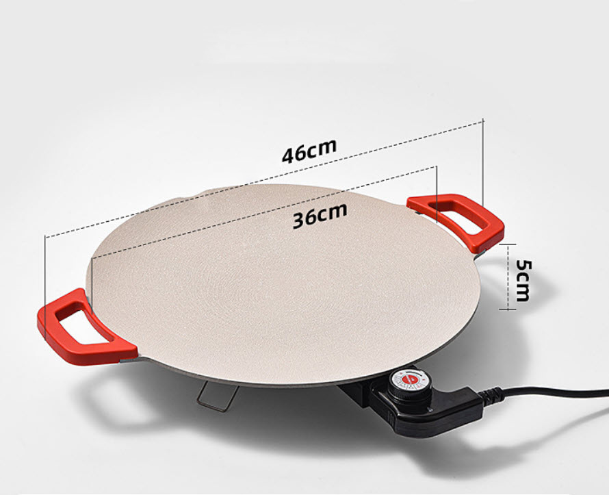 Vỉ nướng điện vân đá chống dính chống trầy OEM SD02