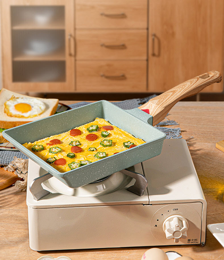 Chảo làm trứng cuộn vân đá Maifan OEM PD55