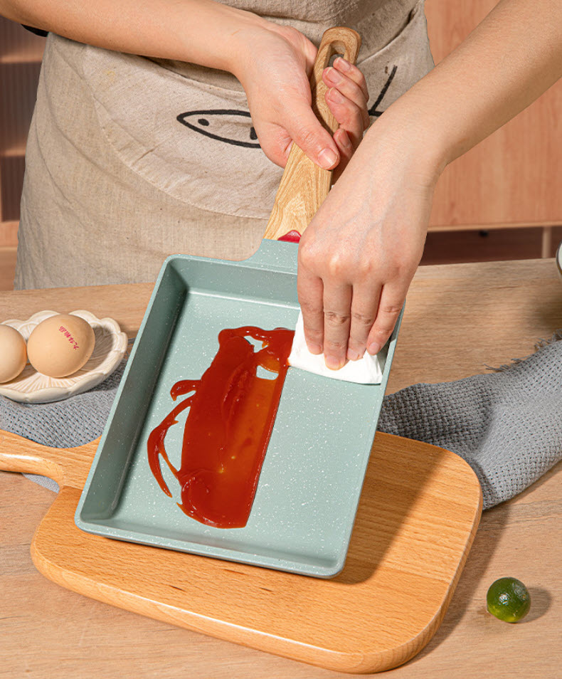 Chảo làm trứng cuộn vân đá Maifan OEM PD55
