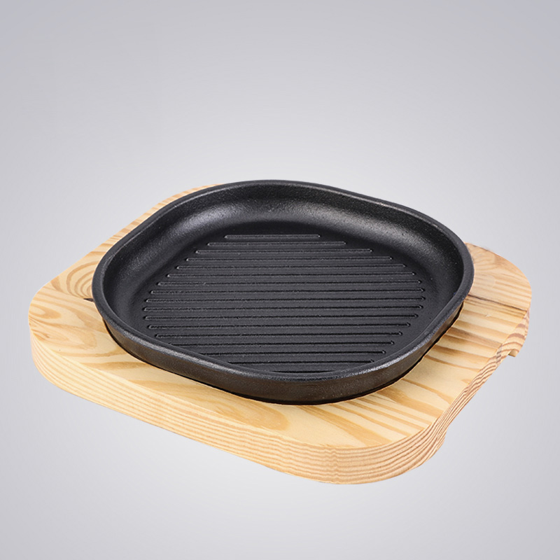Chảo gang nướng phi lê cá nướng beefsteak OEM OG7332