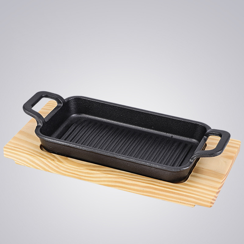 Chảo gang nướng phi lê cá nướng beefsteak OEM OG7332