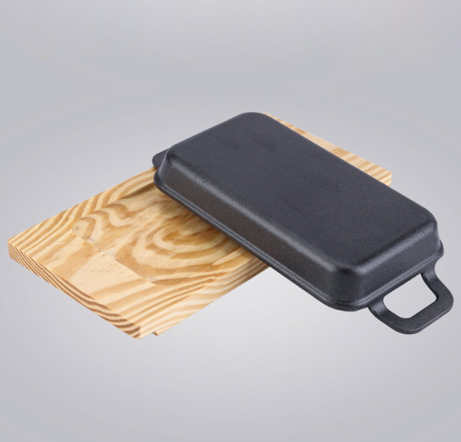 Chảo gang nướng phi lê cá nướng beefsteak OEM OG7332