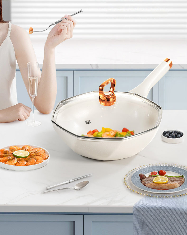 Chảo đá chống dính 30cm OEM ZJMFS01