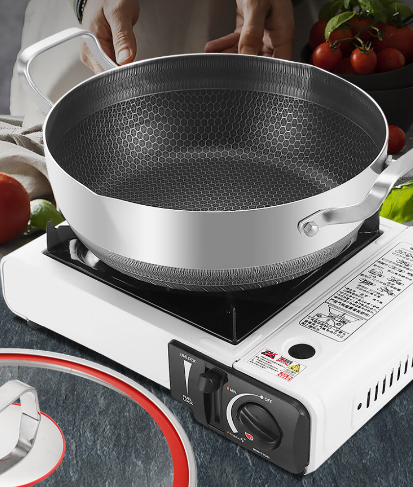 Nồi inox y tế 316 chống dính tổ ong OEM KXZ028
