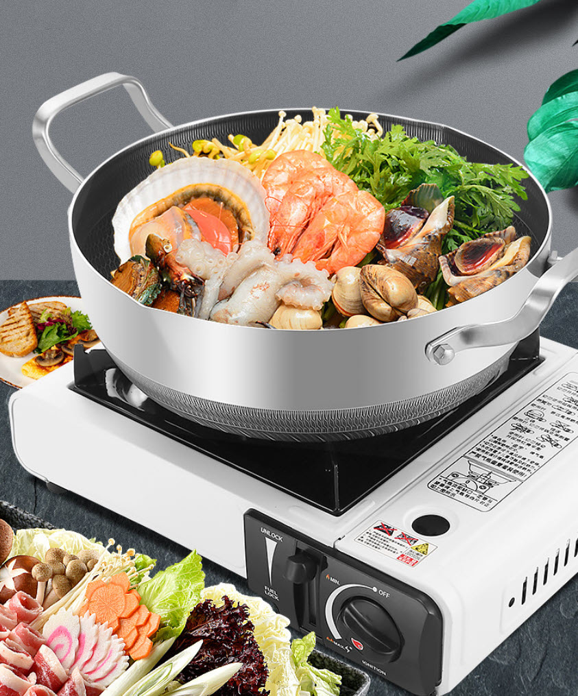 Nồi inox y tế 316 chống dính tổ ong OEM KXZ028