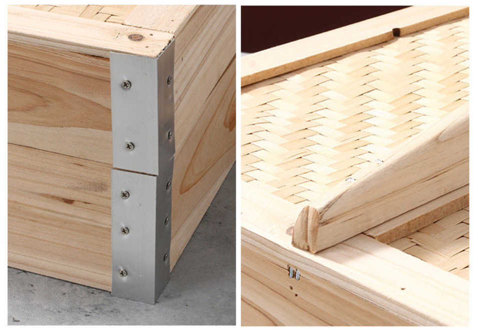 Xửng hấp thực phẩm size lớn 40x50 lồng hấp bánh, dimsum, hải sản OEM GB010