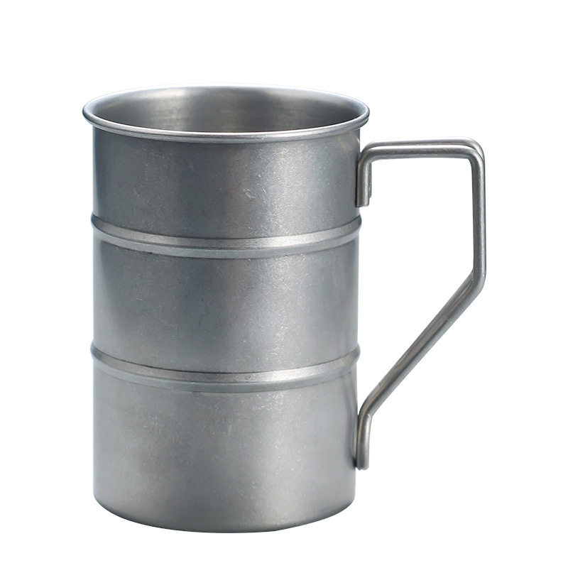Ca inox 304 phong cách retro 350ml MESS KM16