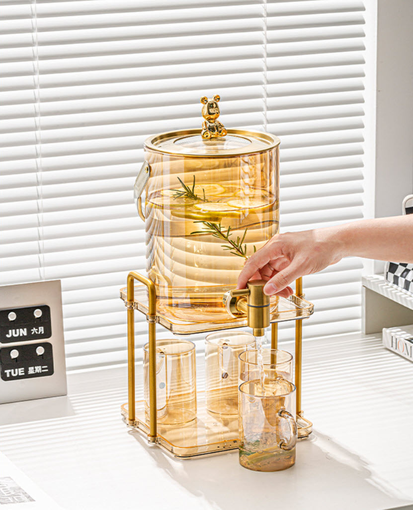 Bình đựng nước thủy tinh có vòi 3.5L OEM HS21754