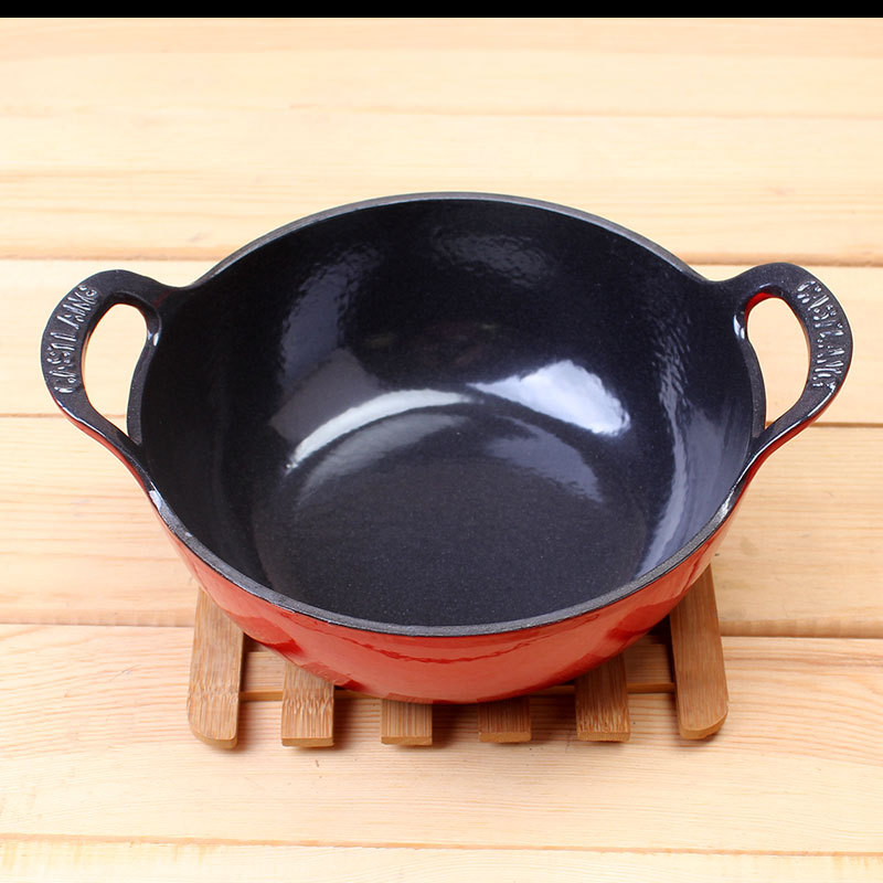 Nồi gang tráng men 2 mặt đúc liền OEM FL21