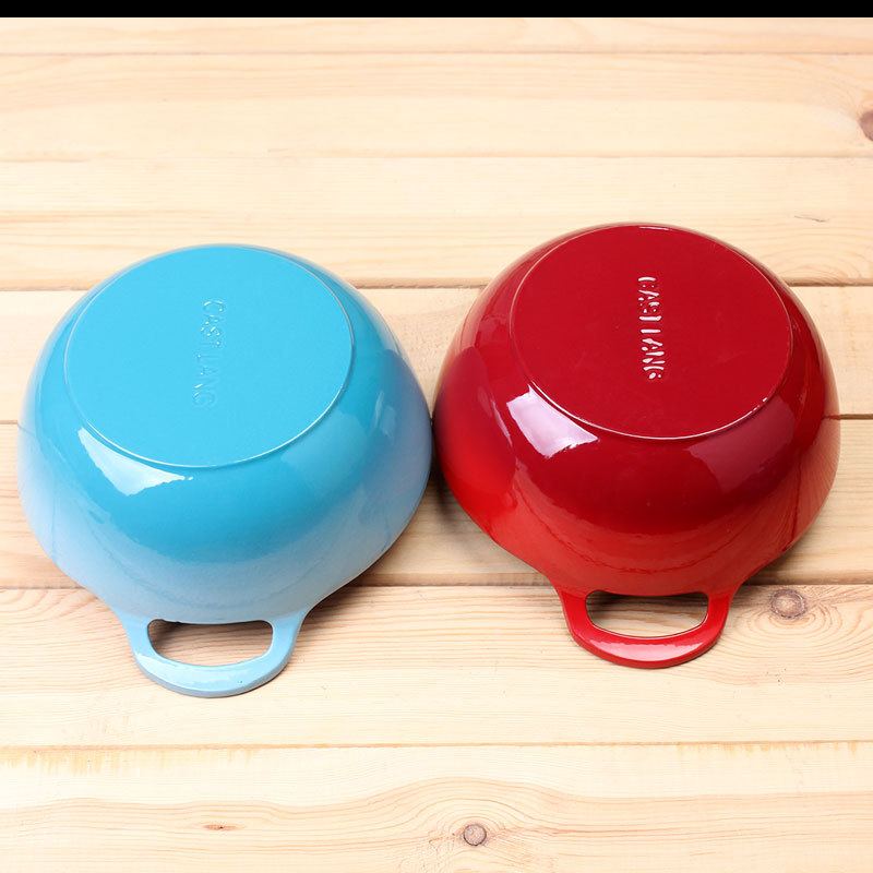 Nồi gang tráng men 2 mặt đúc liền OEM FL21
