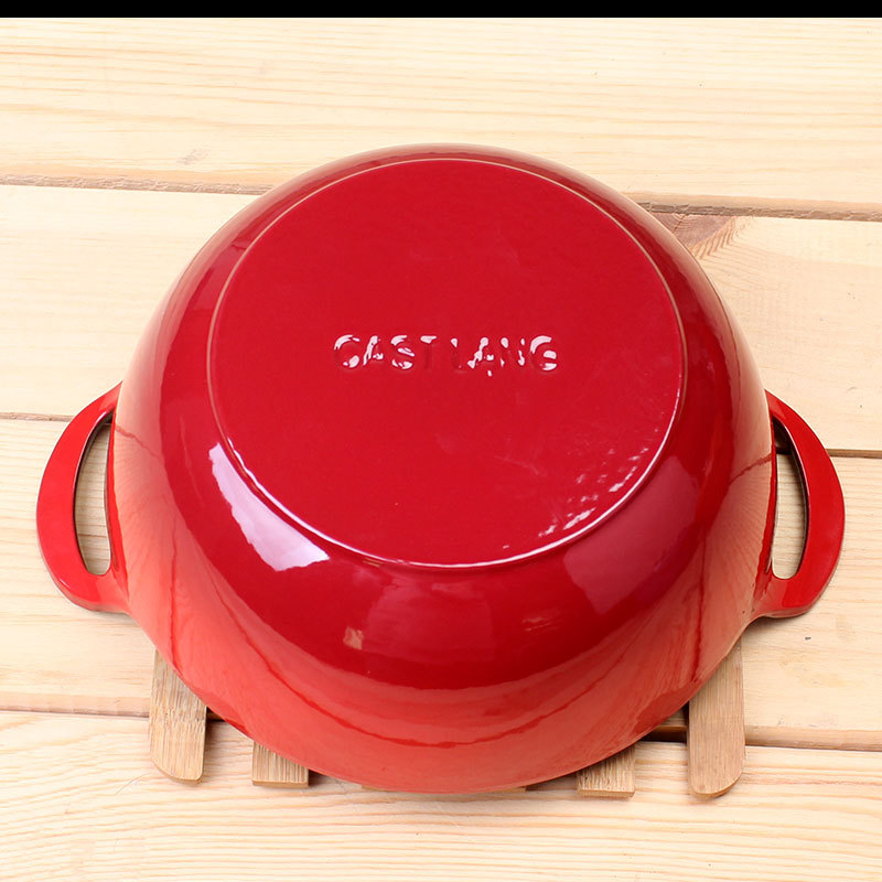 Nồi gang tráng men 2 mặt đúc liền OEM FL21