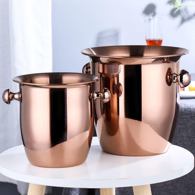 Xô đá ướp bia rượu vang inox 304 dày 1.5mm Millai ML5345