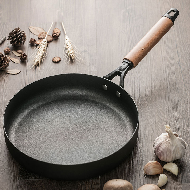 Chảo đáy bằng thép carbon chống dính 26cm OEM SST0716