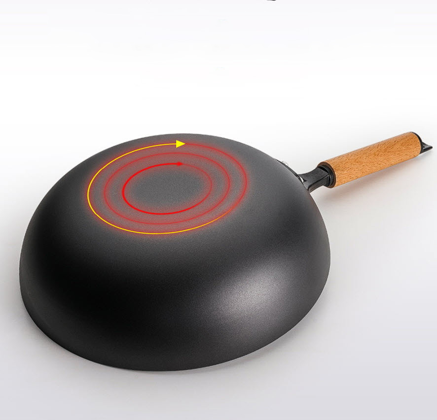 Chảo bầu thép carbon chống dính 30cm OEM