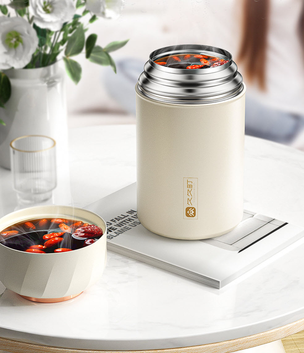 Bình ủ thức ăn giữ nhiệt inox y tế 316 Kukucho JTMSB