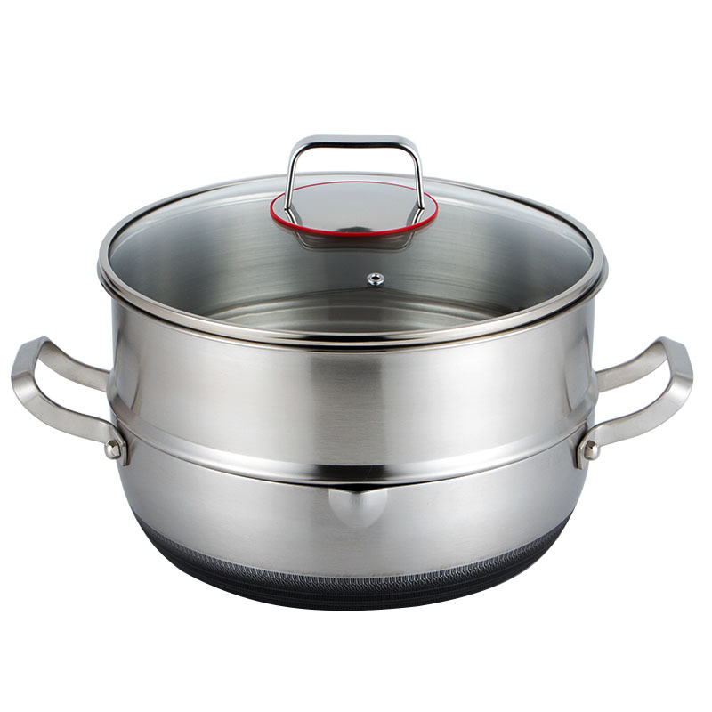 Nồi inox y tế 316 chống dính tổ ong 5 lớp size 26-30cm OEM CI003