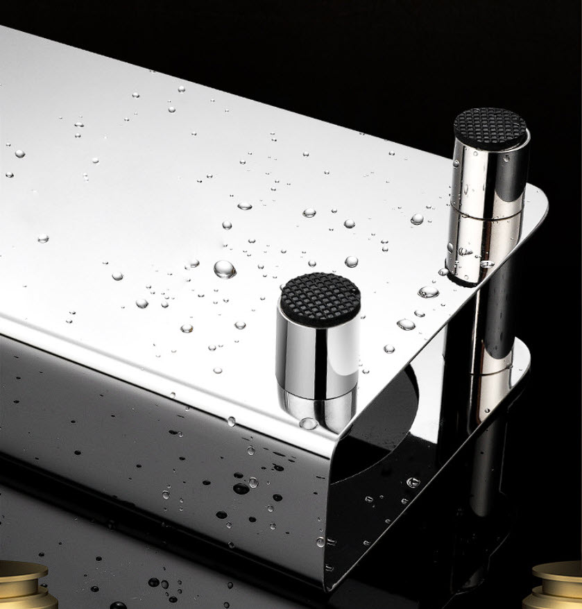 Bộ đựng gia vị 4 ngăn inox 304 hũ thủy tinh CUGF KQ001