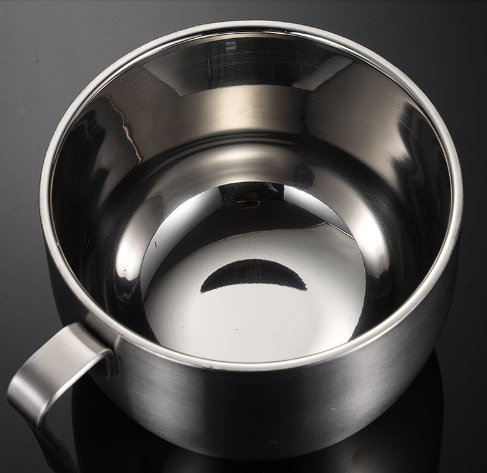 Tô nấu mì 2 lớp cách nhiệt kèm khay topping inox 304 OEM JAH07