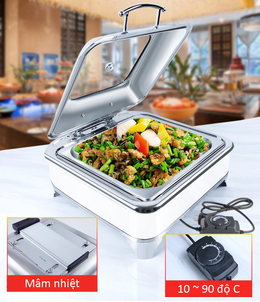 Nồi hâm nóng thức ăn buffet bằng điện OEM S1036