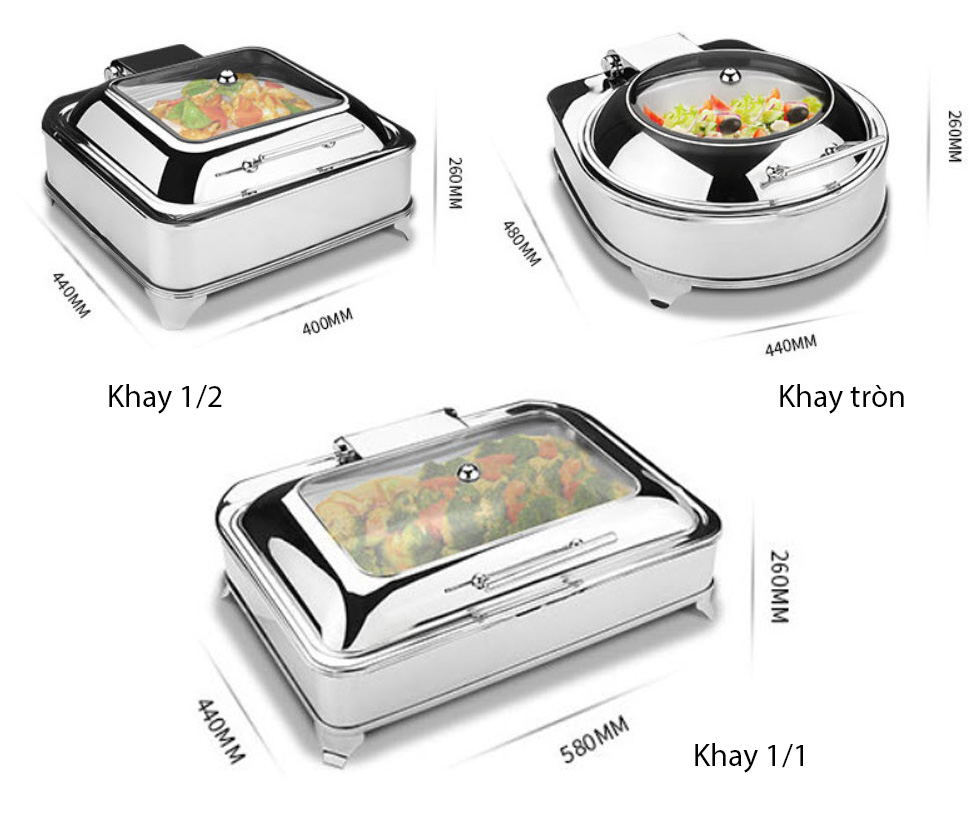 Nồi hâm nóng thức ăn buffet bằng điện OEM S1036