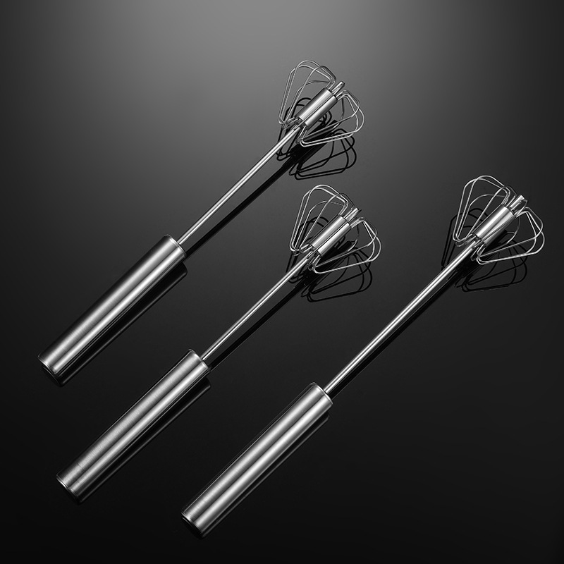 Dụng cụ đánh trứng xoay trợ lực inox 304 OEM JAH11
