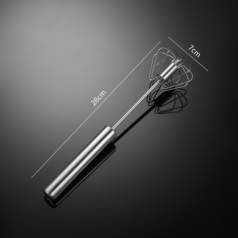 Dụng cụ đánh trứng xoay trợ lực inox 304 OEM JAH11
