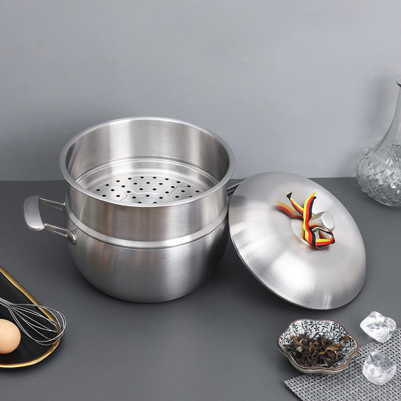 Nồi inox y tế 316 Apple 22cm cao cấp Saxone SXN01