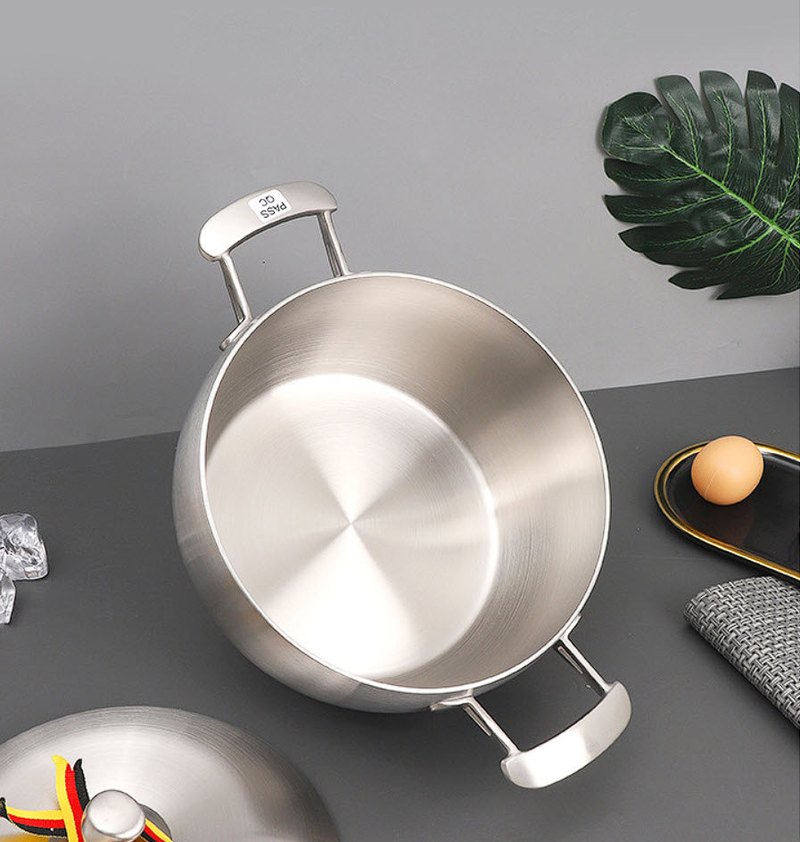 Nồi inox y tế 316 Apple 22cm cao cấp Saxone SXN01