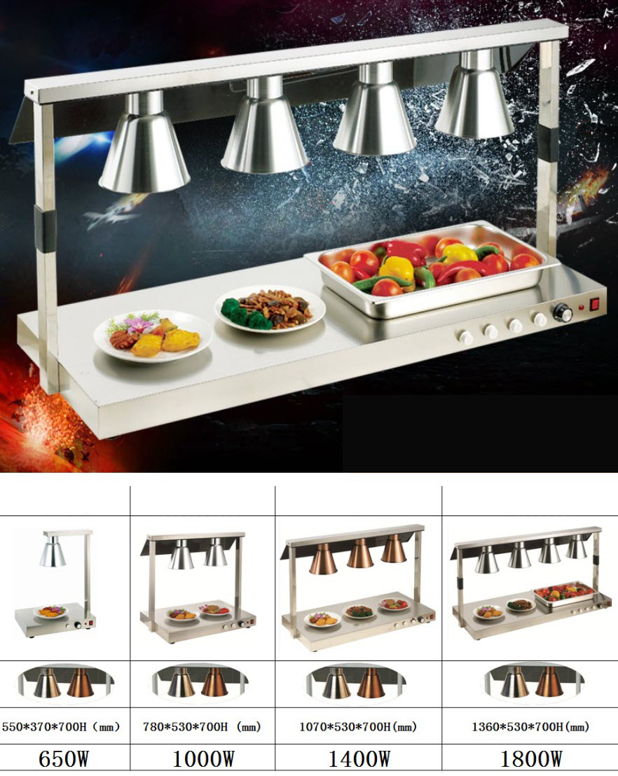 Đèn hâm nóng thức ăn buffet 1 đến 4 bóng OEM JD0008