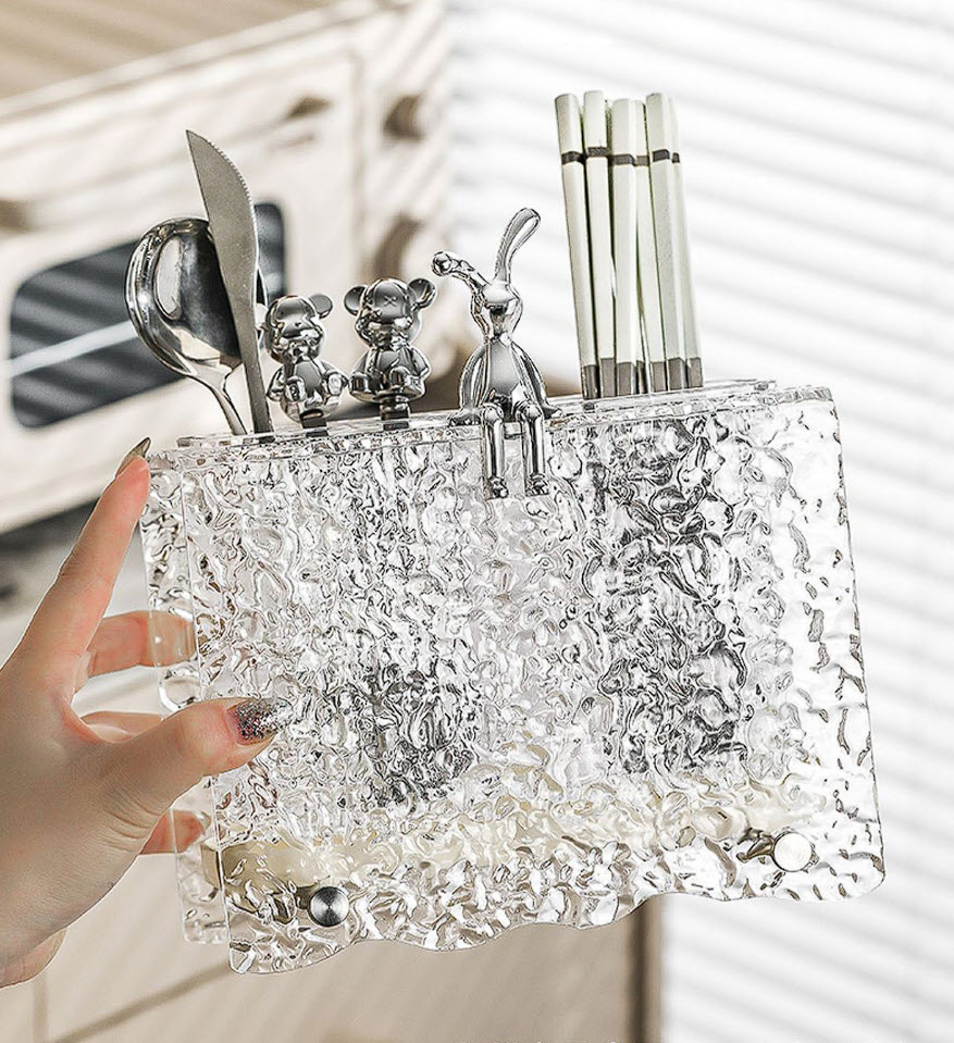 Đựng muỗng đũa 2 ngăn kệ gác dao kéo Morisawa A2169