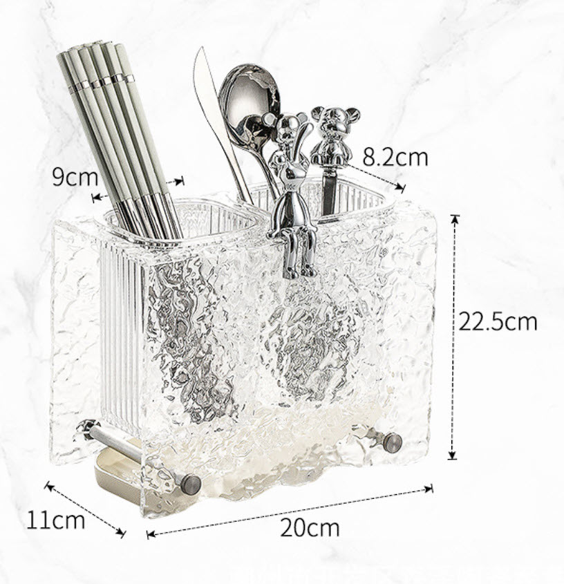 Đựng muỗng đũa 2 ngăn kệ gác dao kéo Morisawa A2169