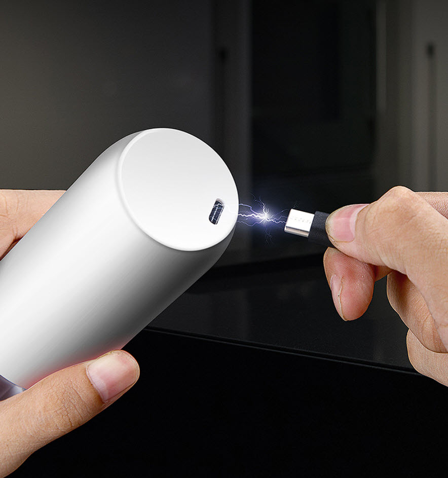 Xay tiêu dùng pin sạc có đèn led Bomans BOM01