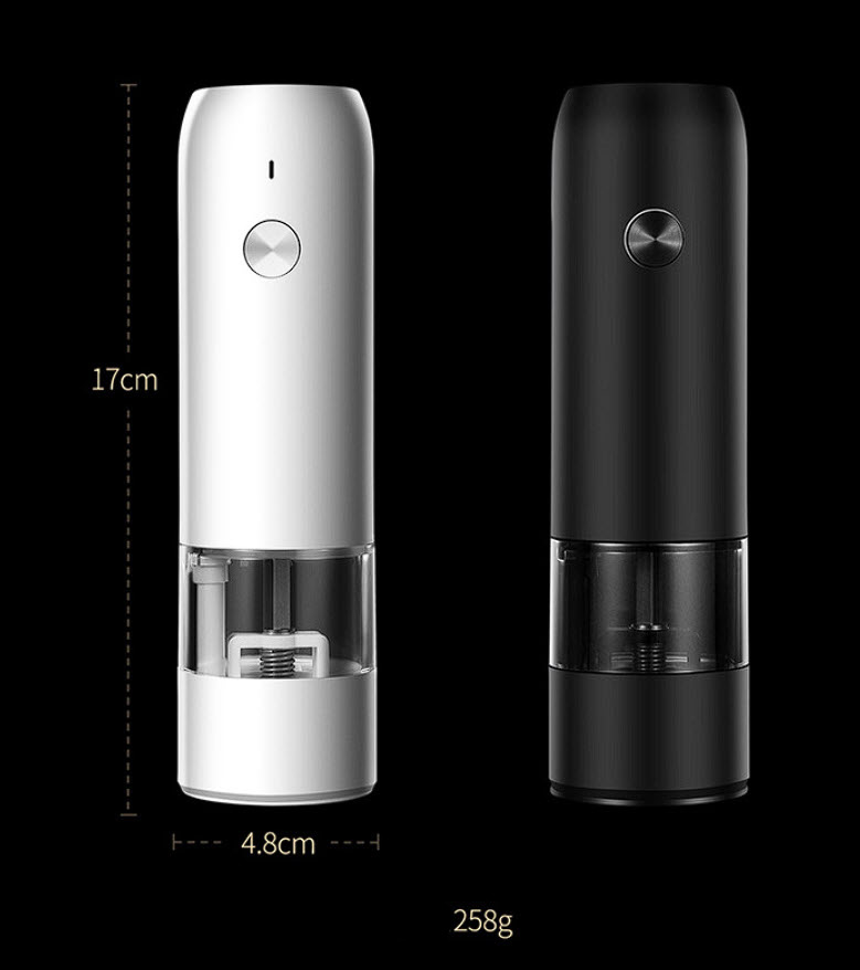 Xay tiêu dùng pin sạc có đèn led Bomans BOM01