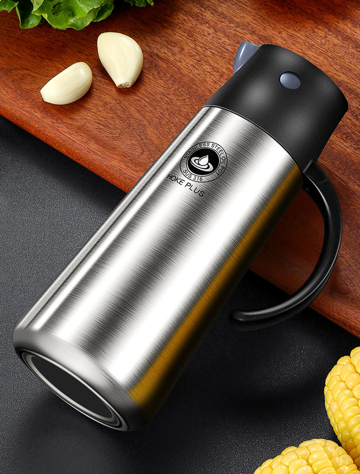 Bình đựng dầu nước chấm gia vị 750ml inox y tế 316 Bomans BOM07