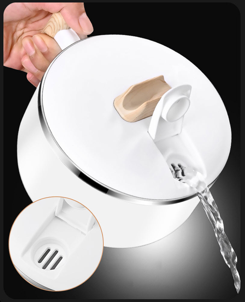 Tô nấu mì inox y tế 316 dung tích 1200ml Bomans BOM09