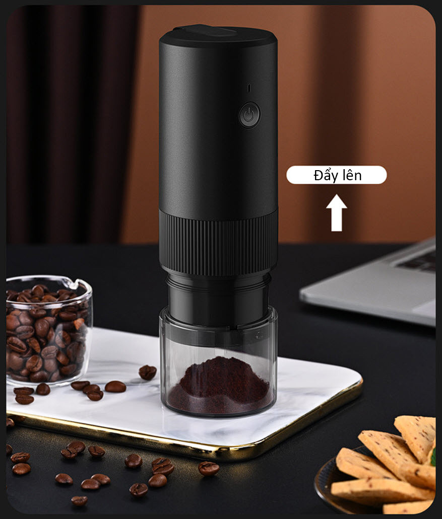 Máy xay cafe cá nhân 25-30g dùng pin sạc Bomans BOM11