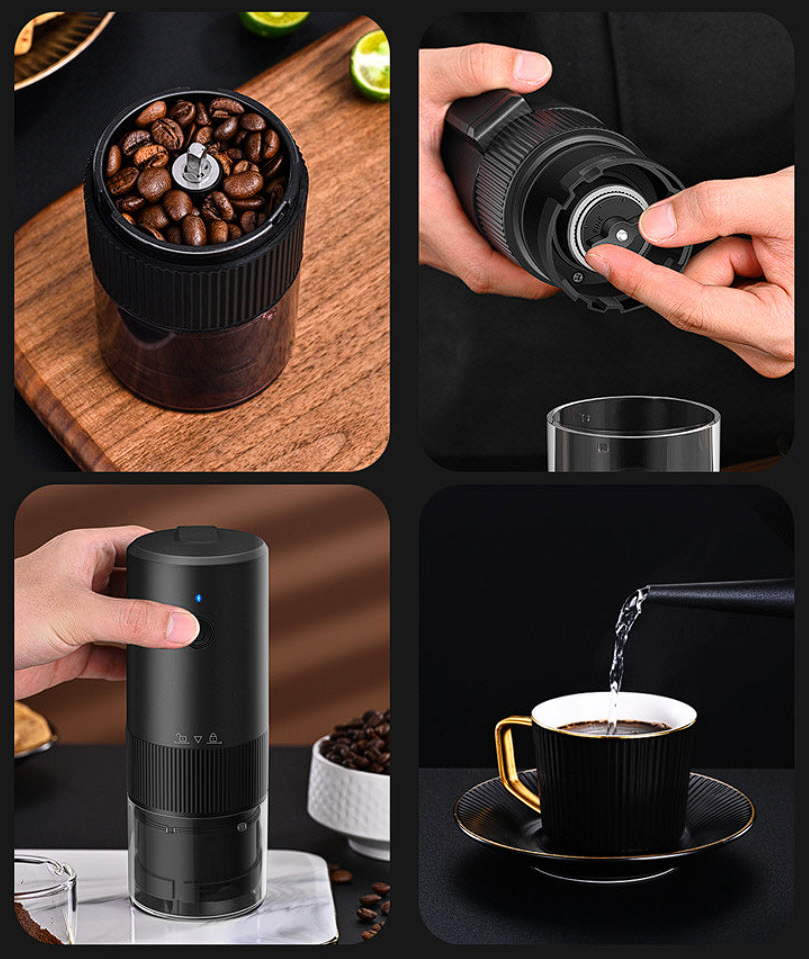 Máy xay cafe cá nhân 25-30g dùng pin sạc Bomans BOM11