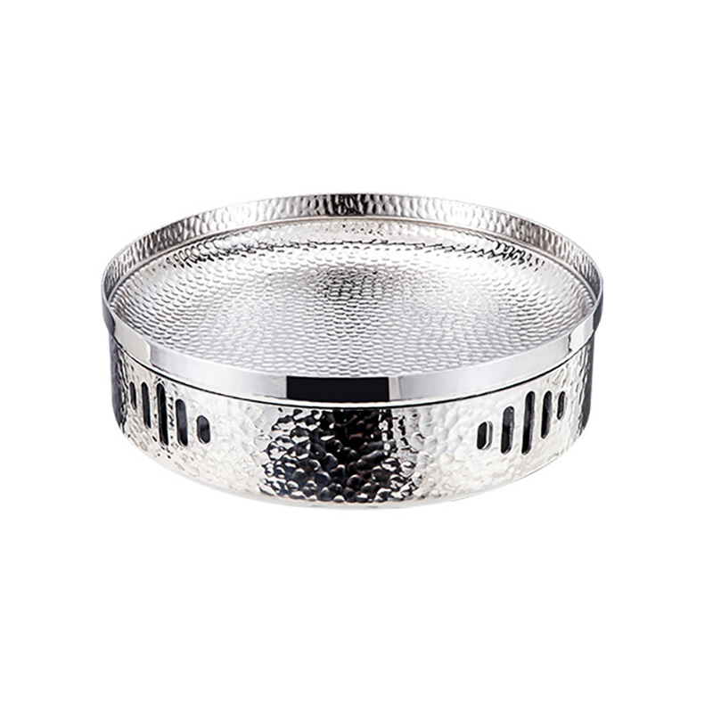 Bộ chảo kèm bếp cồn ăn lẩu khô inox 304 OEM GOH02