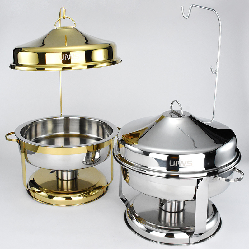 Nồi hâm nóng buffet 9L dùng cồn inox 304 OEM YGCL11