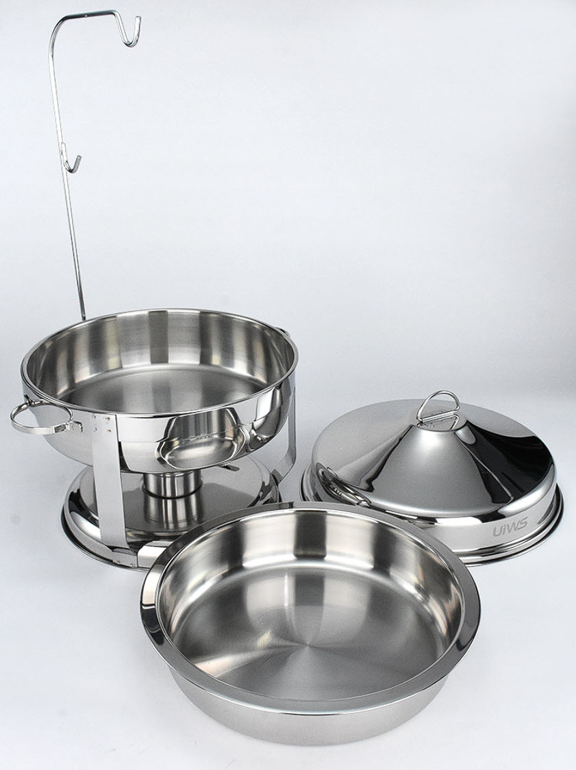 Nồi hâm nóng buffet 9L dùng cồn inox 304 OEM YGCL11