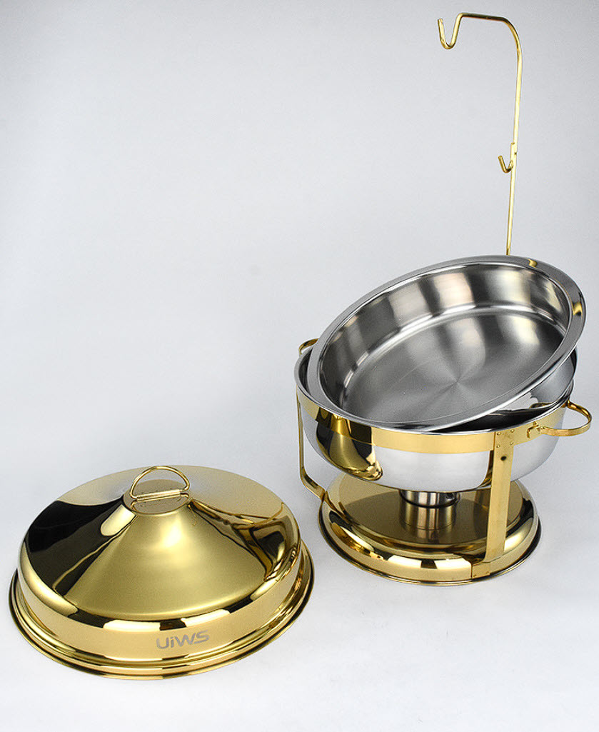 Nồi hâm nóng buffet 9L dùng cồn inox 304 OEM YGCL11