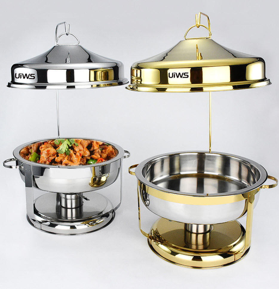 Nồi hâm nóng buffet 9L dùng cồn inox 304 OEM YGCL11