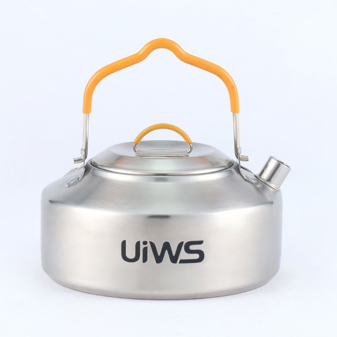 Ấm inox 304 1L cắm trại dã ngoại OEM YG12001