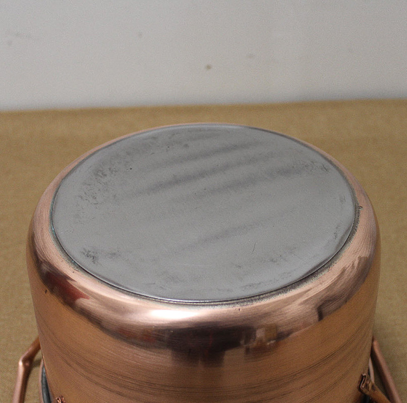 Nồi đồng đỏ copper đáy từ 18-26cm OEM LSC05